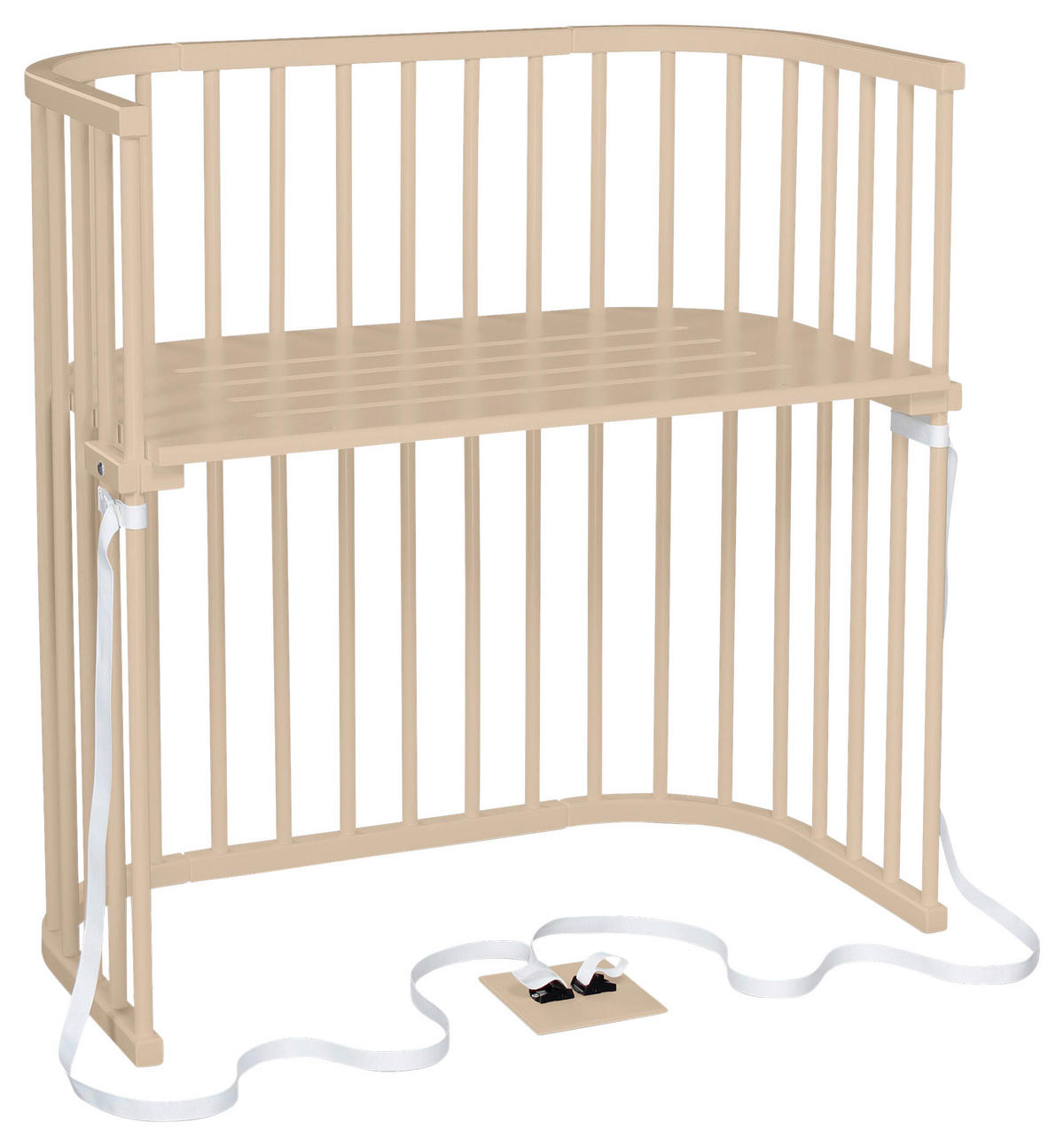 BEISTELLBETT 96/54/96,50 cm  - Beige, Basics, Holz (96/54/96,50cm) - Babybay