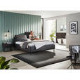 POLSTERBETT Matratze, Lattenrost Anthrazit 160/200 cm  - Hellbraun/Anthrazit, Design, Holz/Textil (160/200cm) - Johann Jakob