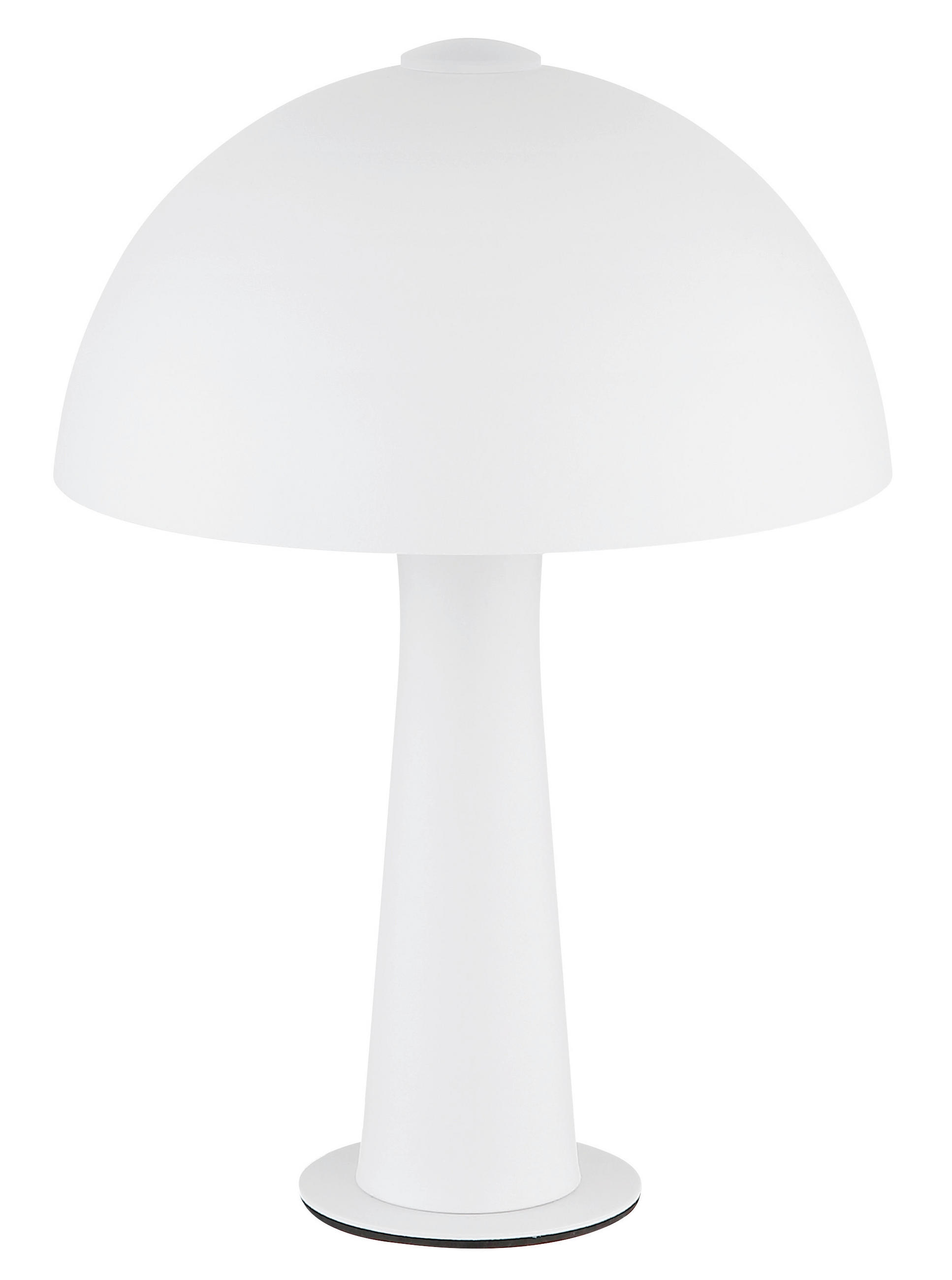 TISCHLEUCHTE Julia 20/28,5 cm  - Schwarz/Weiß, Design, Kunststoff/Metall (20/28,5cm) - Globo