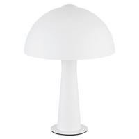 TISCHLEUCHTE Julia 20/28,5 cm  - Schwarz/Weiß, Design, Kunststoff/Metall (20/28,5cm) - Globo