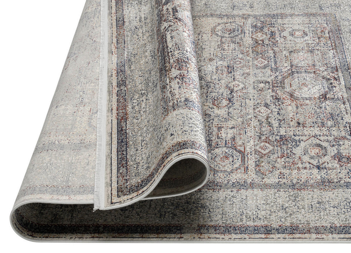 WEBTEPPICH 160/230 cm Mystic Bazaar Grau, Multicolor  - Multicolor/Grau, Design, Textil (160/230cm) - Dieter Knoll