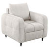 COCKTAILSESSEL Flachgewebe Hellgrau    - Hellgrau/Schwarz, Design, Holz/Textil (90/88/91cm) - Lomoco