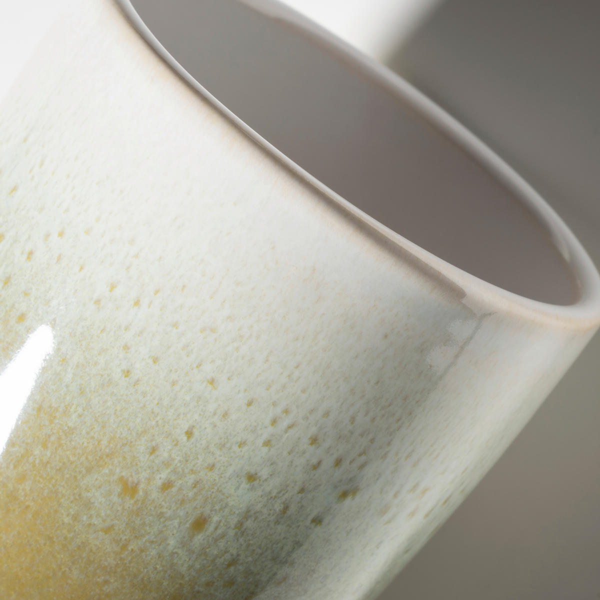 KAFFEEBECHERSET FLUSSUFER 4-teilig  - Grün, Basics, Keramik (8,4/11,5cm) - Gipfelstück