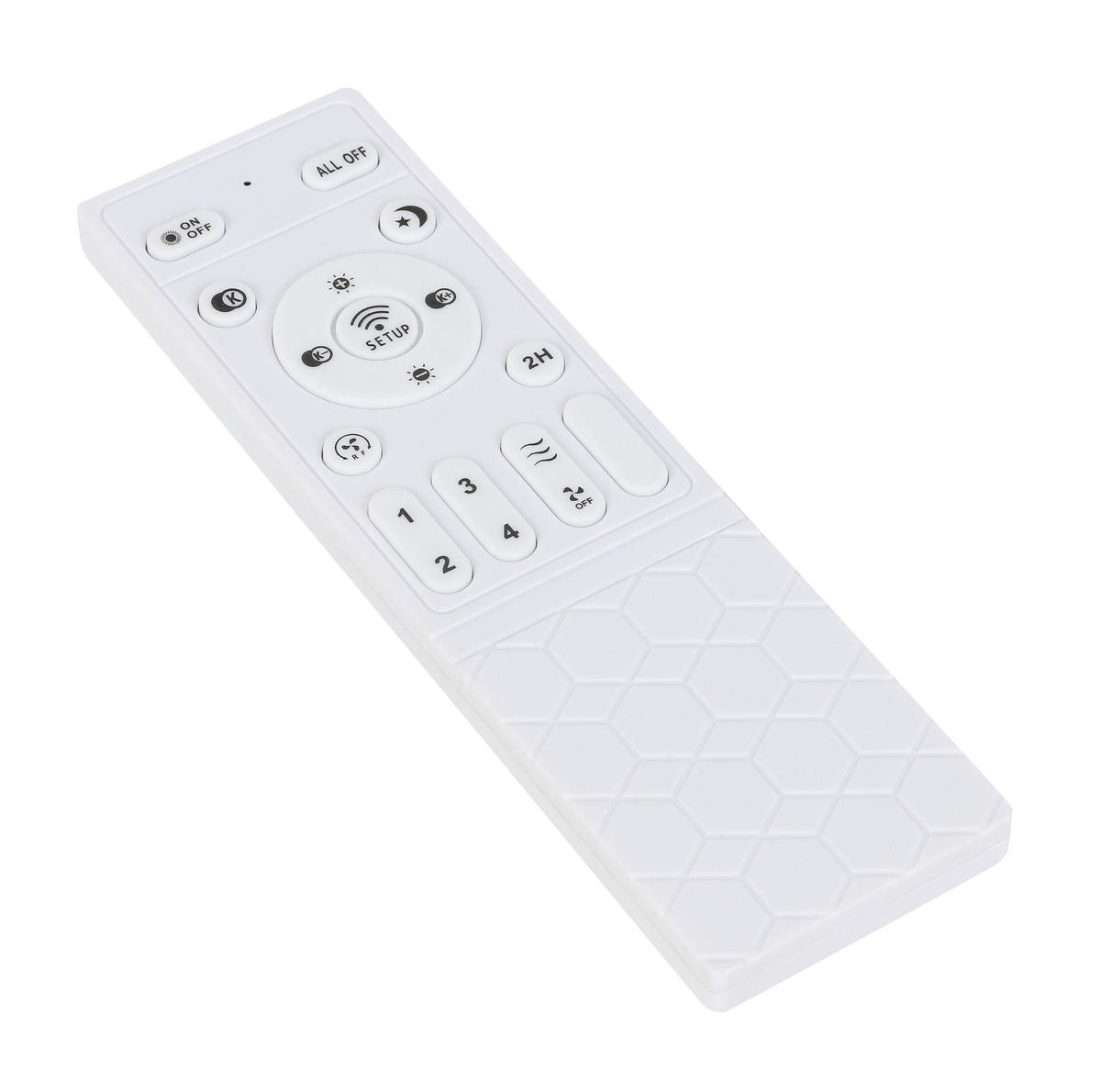 DECKENVENTILATOR - Chromfarben/Weiß, Trend, Kunststoff/Metall (58/14,5cm) - Mican