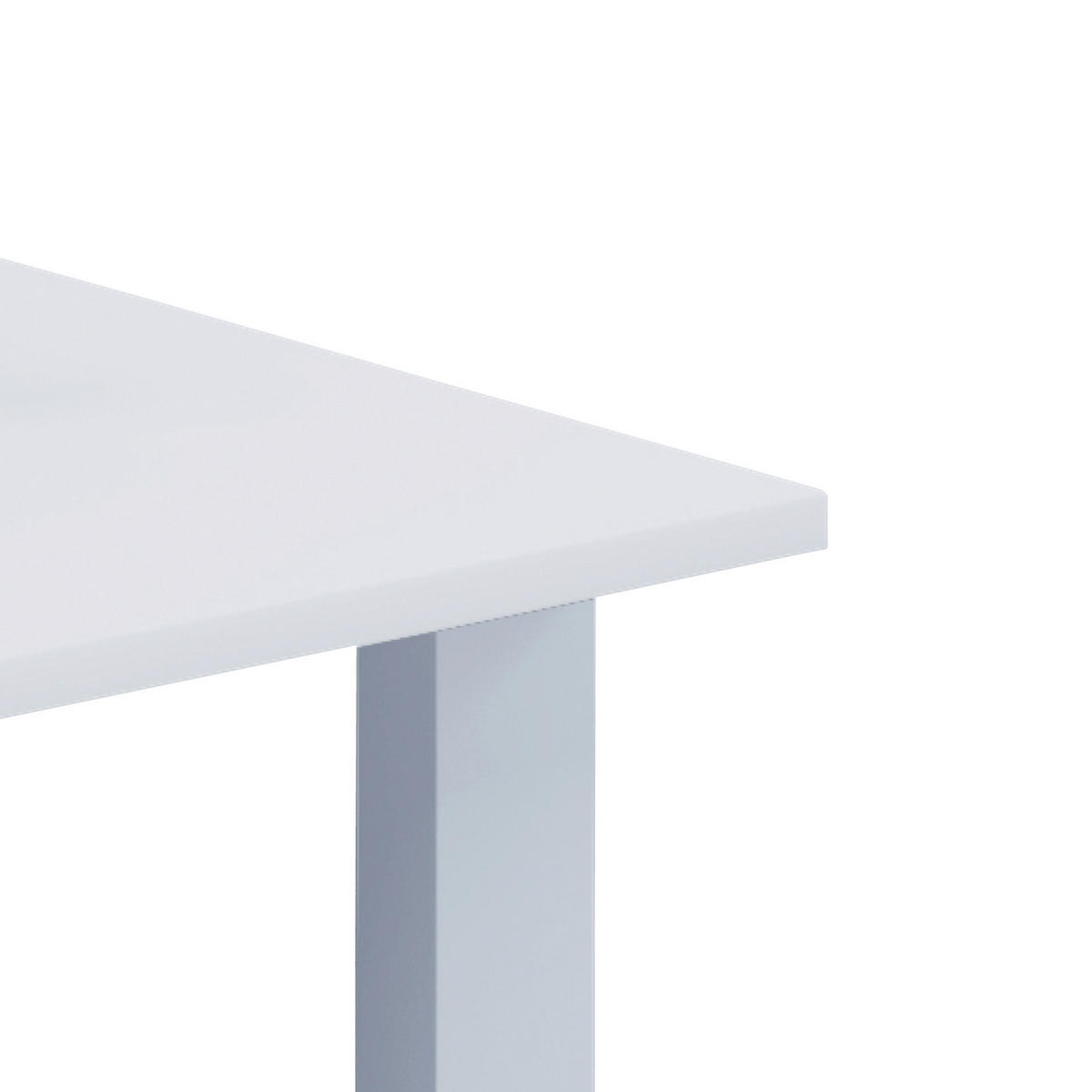 SCHREIBTISCH 110/50/76 cm  in Weiss  - Weiss, Modern, Holzwerkstoff/Metall (110/50/76cm) - MID.YOU