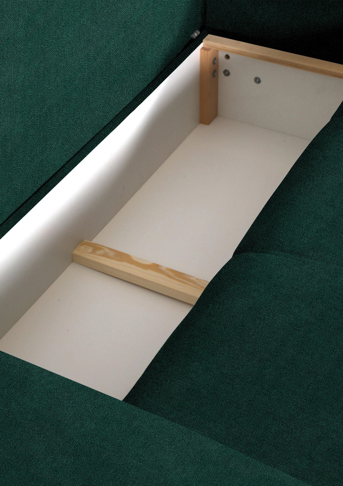 HÖRNSOFFA i flatväv mörkgrön  - silver/mörkgrön, Klassisk, trä/textil (273/192cm) - MID.YOU