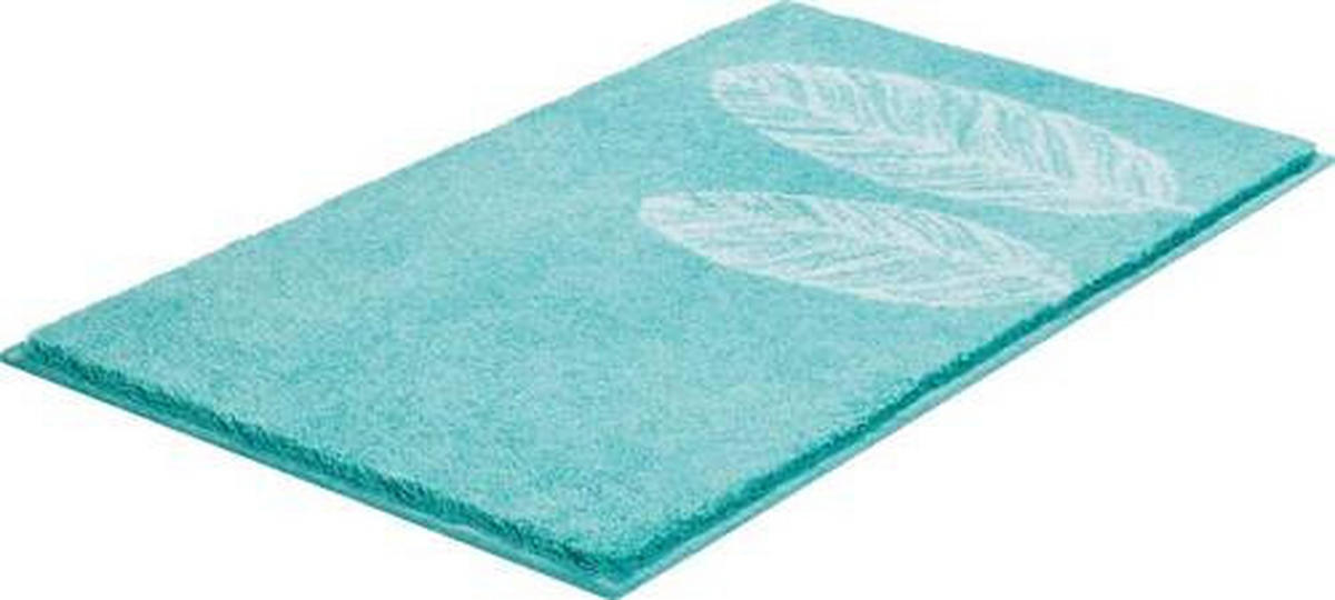 BADTEPPICH Türkis 70/120 cm  - Türkis, Basics, Kunststoff/Textil (70/120cm) - Grund