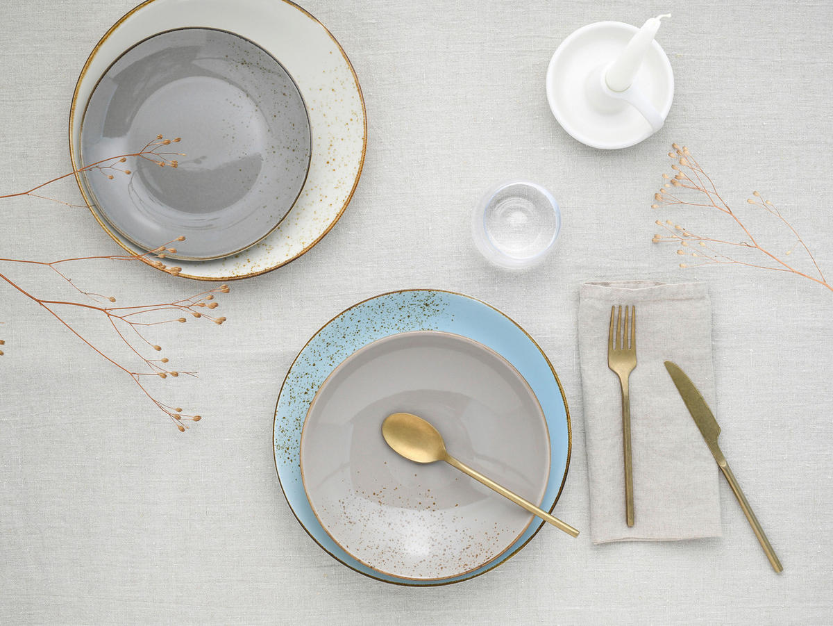 KOMPLETT SERVIS NATURE COLLECTION NORDIC STYLE 12 delar  - multicolor, Basics, keramik (31,5/31,5/38cm) - Creatable