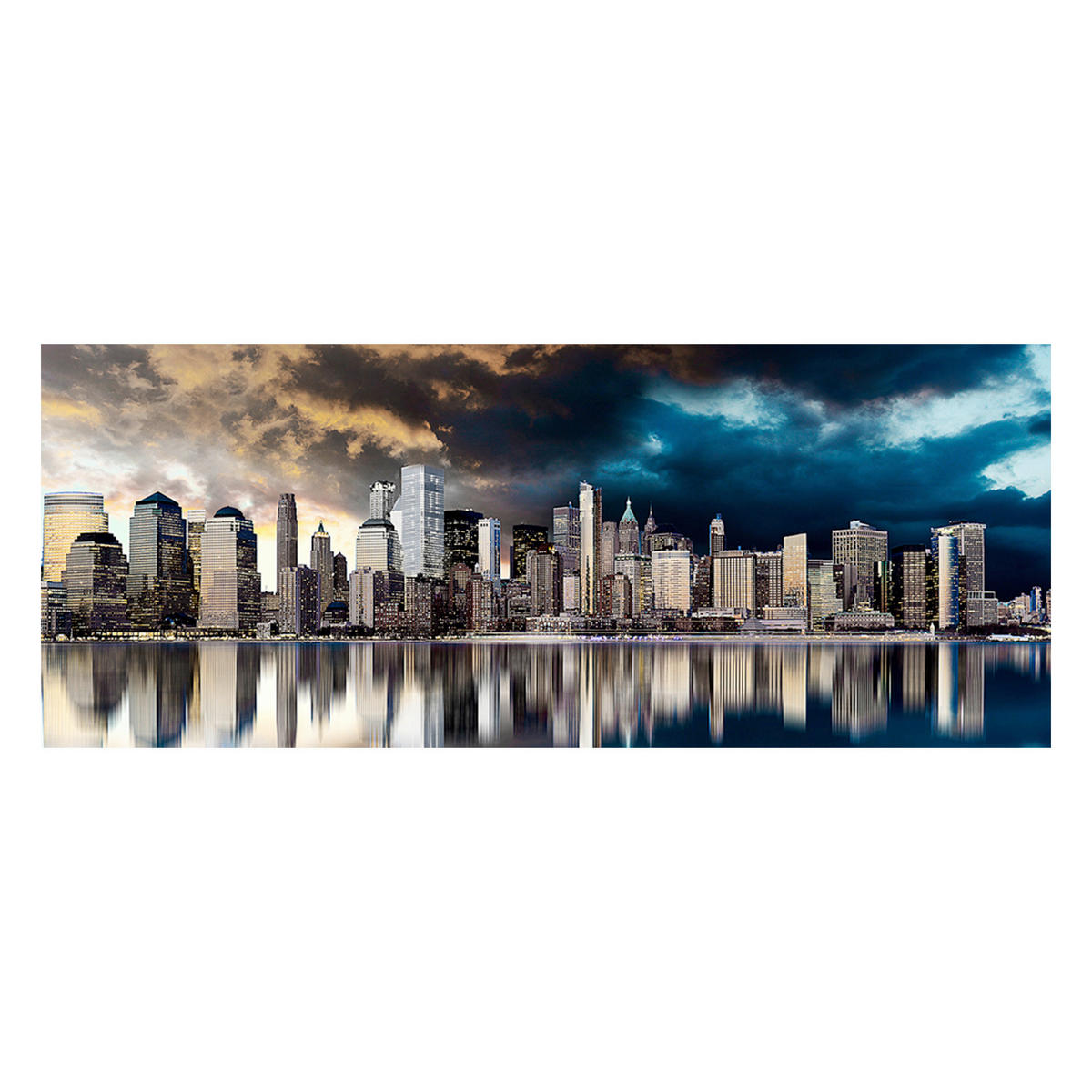 LEINWANDBILD Städte 150/60 cm  - Multicolor, Basics, Holz/Textil (150/60cm)