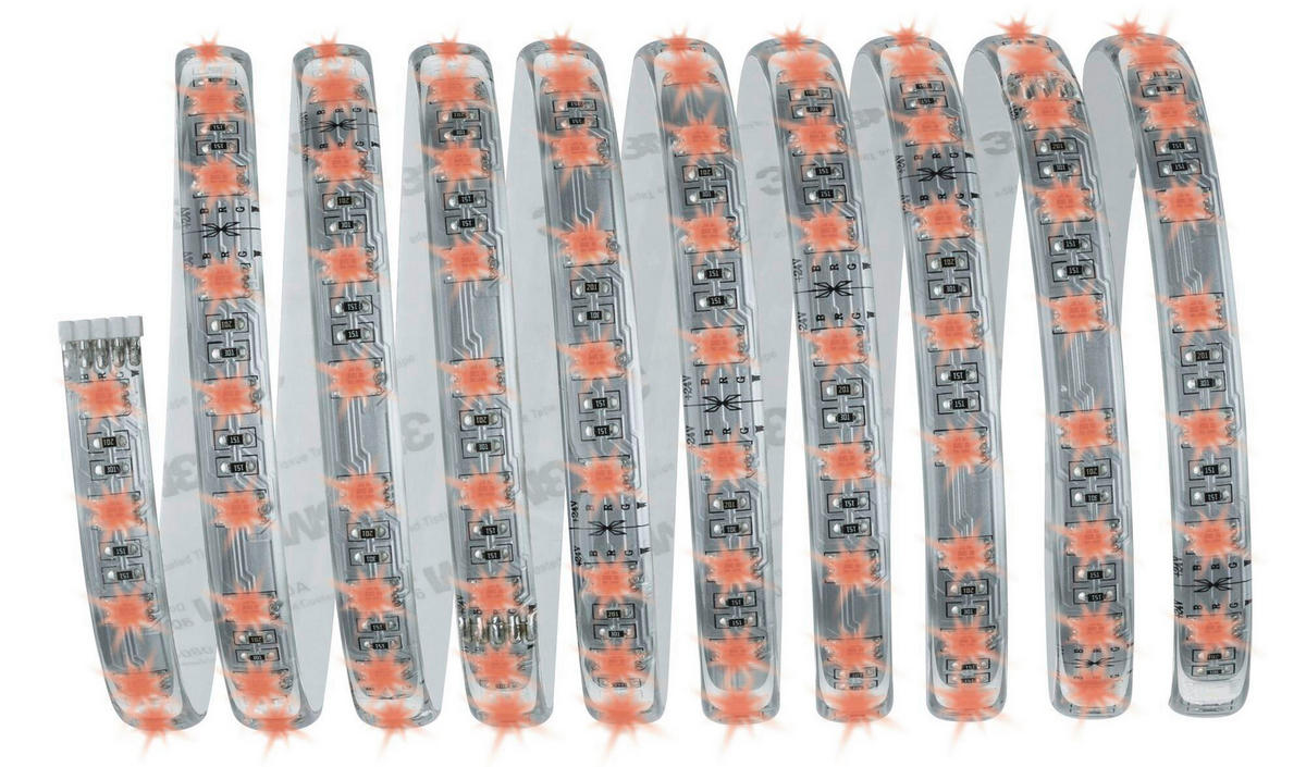 LED TRAKA Led-Strip Basis-Set  - srebrne boje, Design, plastika (300/1,25/0,3cm) - Paulmann