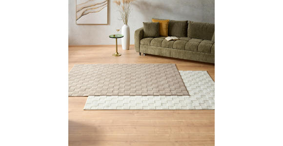 WEBTEPPICH 160/230 cm Beige  - Beige, KONVENTIONELL, Textil (160/230cm) - Novel