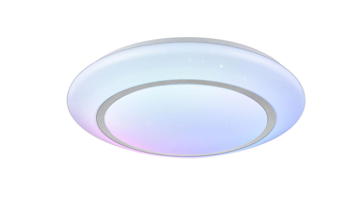 LED-DECKENLEUCHTE Rainbow  Smart 50/9 cm   - Weiß, LIFESTYLE, Kunststoff/Metall (50/9cm) - Novel