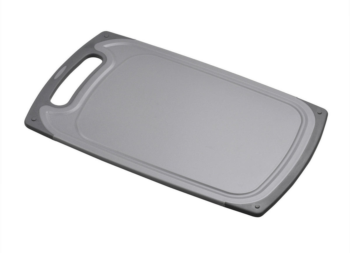 SCHNEIDEBRETT Kunststoff  - Grau, Basics, Kunststoff (24/40cm) - Justinus