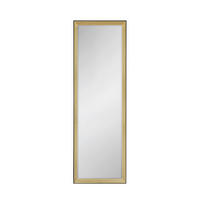 STENSKO OGLEDALO, 50/150/4,5 cm steklo  - zlate barve/črna, Konvencionalno, umetna masa/steklo (50/150/4,5cm) - MID.YOU