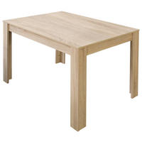 ESSTISCH 120/80/75 cm Nachbildung  Holzwerkstoff schnell aufzubauende und stabile Arbeitsfläche rechteckig Sonoma Eiche  - Sonoma Eiche, MODERN, Holzwerkstoff (120/80/75cm) - Livetastic
