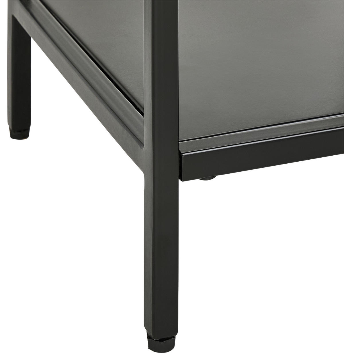 REGAL Schwarz  - Schwarz, Design, Metall (80/190/30cm) - Livetastic