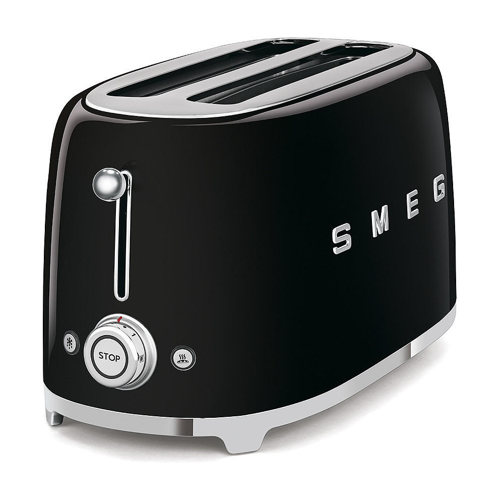 TOASTER  - Schwarz, Basics, Metall (41/21,5/20,8cm) - SMEG