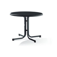 GARTENKLAPPTISCH 86/86/72 cm Metall rund  - Anthrazit/Grau, Basics, Kunststoff/Metall (86/86/72cm) - Sieger