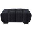 HOCKER in Textil Dunkelgrau  - Dunkelgrau/Schwarz, KONVENTIONELL, Textil/Metall (106/40/72cm) - Hom`in