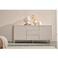 SIDEBOARD  160/75/40 cm 3 Schublade(n)  - Kaschmir, Design, Holzwerkstoff/Metall (160/75/40cm) - Carryhome