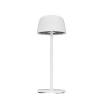 AKKU-TISCHLEUCHTE Las Vegas 10,5/27 cm  - Transparent/Weiß, Design, Kunststoff/Metall (10,5/27cm) - Novel