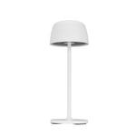 AKKU-TISCHLEUCHTE Las Vegas 10,5/27 cm  - Transparent/Weiß, Design, Kunststoff/Metall (10,5/27cm) - Novel