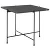 COUCHTISCH 50/50/45 cm quadratisch Schwarz  - Schwarz, Design, Stein/Metall (50/50/45cm) - Livetastic