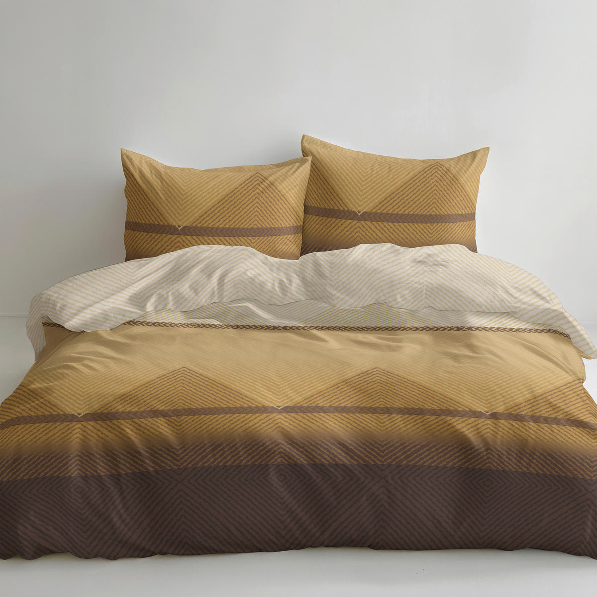BETTWÄSCHE Flanell 200/200 cm  - Rostfarben, Basics, Textil (200/200cm) - Florella