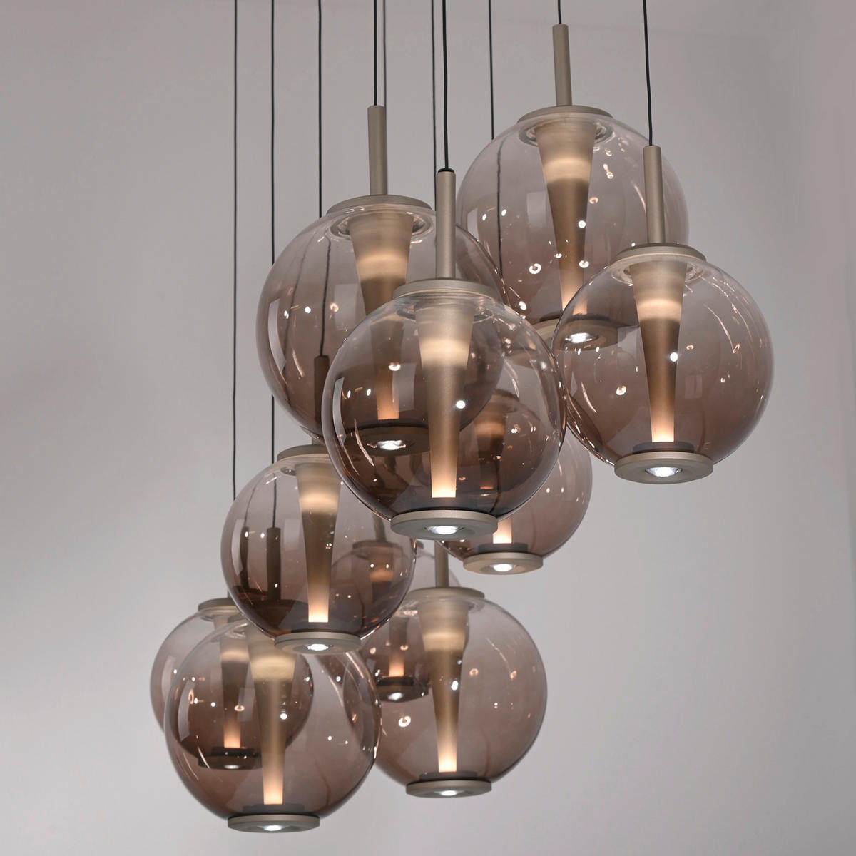 LED-HÄNGELEUCHTE 198/35/180 cm   - Bernsteinfarben, Trend (198/35/180cm) - Neuhaus PURE