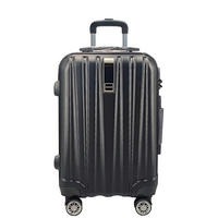 REISEKOFFER Schwarz  - Schwarz, Basics, Kunststoff/Metall (48/77/29cm) - Novel