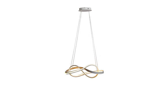 LED-HÄNGELEUCHTE 78/25/120 cm - Opal/Weiß, Design, Kunststoff/Metall (78/25/120cm) - Ambiente