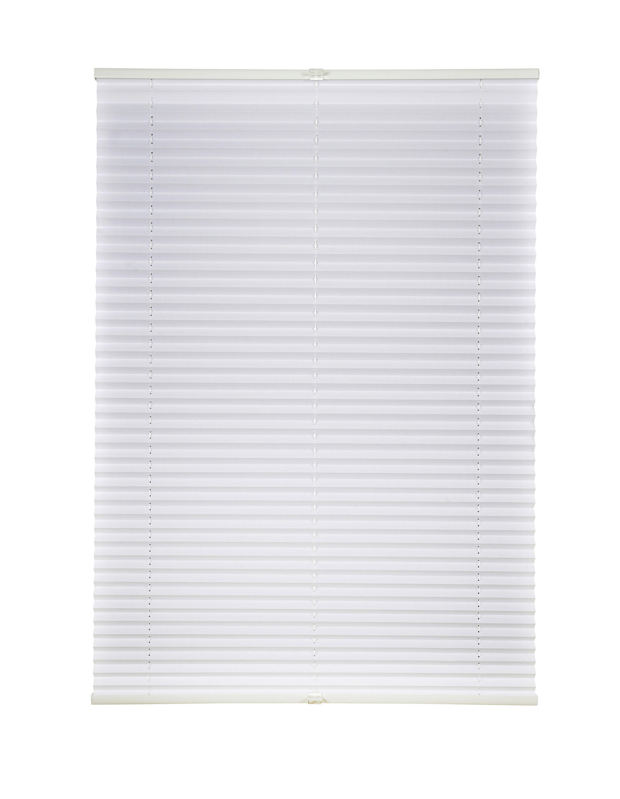 PLISSEE      - Weiß, Basics, Textil (65/130/2,2cm) - Homeware
