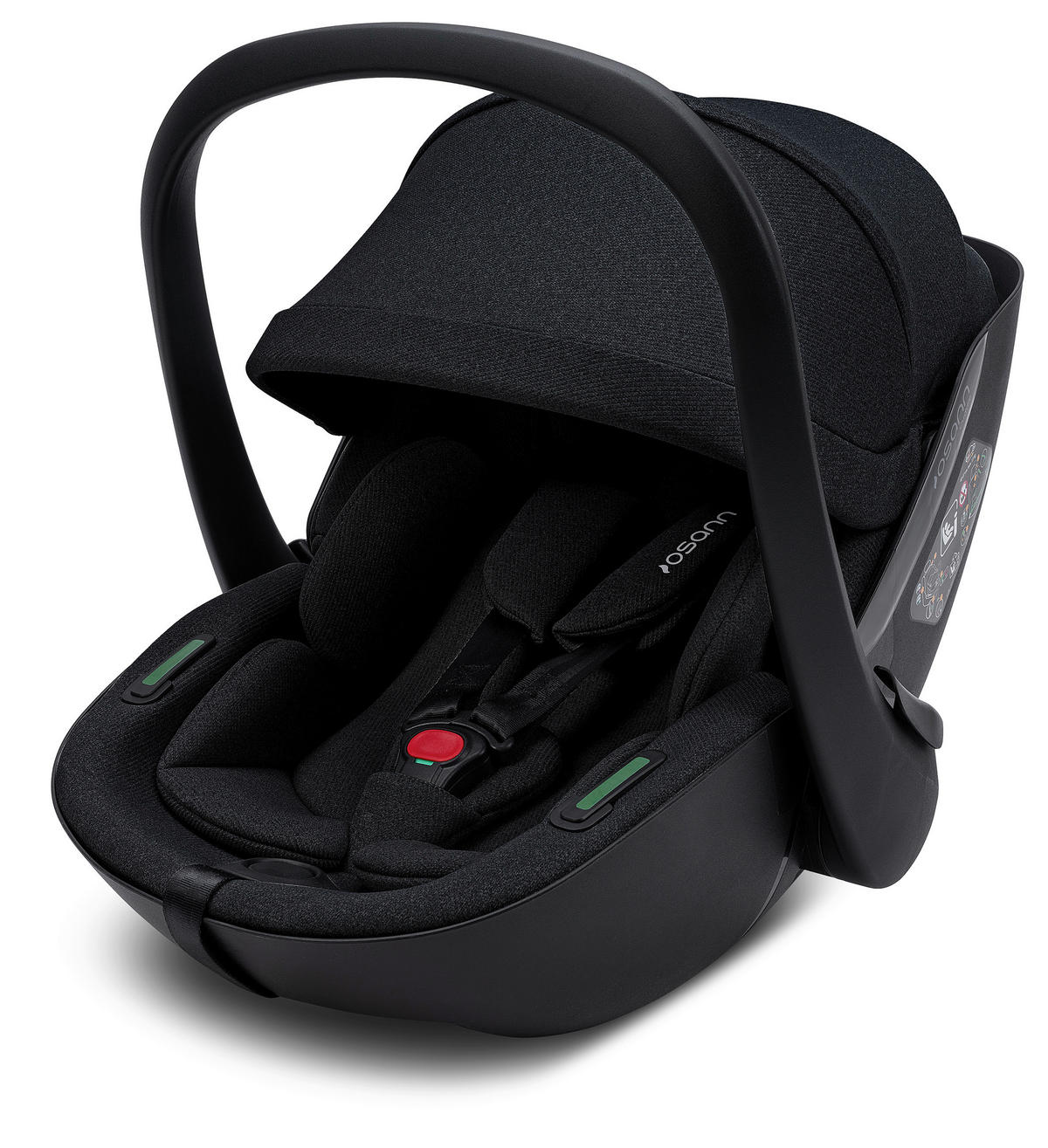 BABYSCHALE  - Schwarz, KONVENTIONELL, Kunststoff (68/43,5/52cm) - Osann