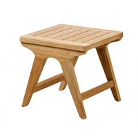 LOUNGETISCH 45/45/42 cm Holz  - Naturfarben/Teakfarben, Natur, Holz (45/45/42cm) - Gardenson