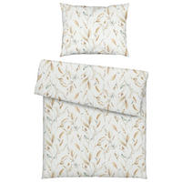 BETTWÄSCHE 3-teilig Atelier Makosatin 140/200 cm  - Naturfarben, Basics, Textil (140/200cm) - Estella