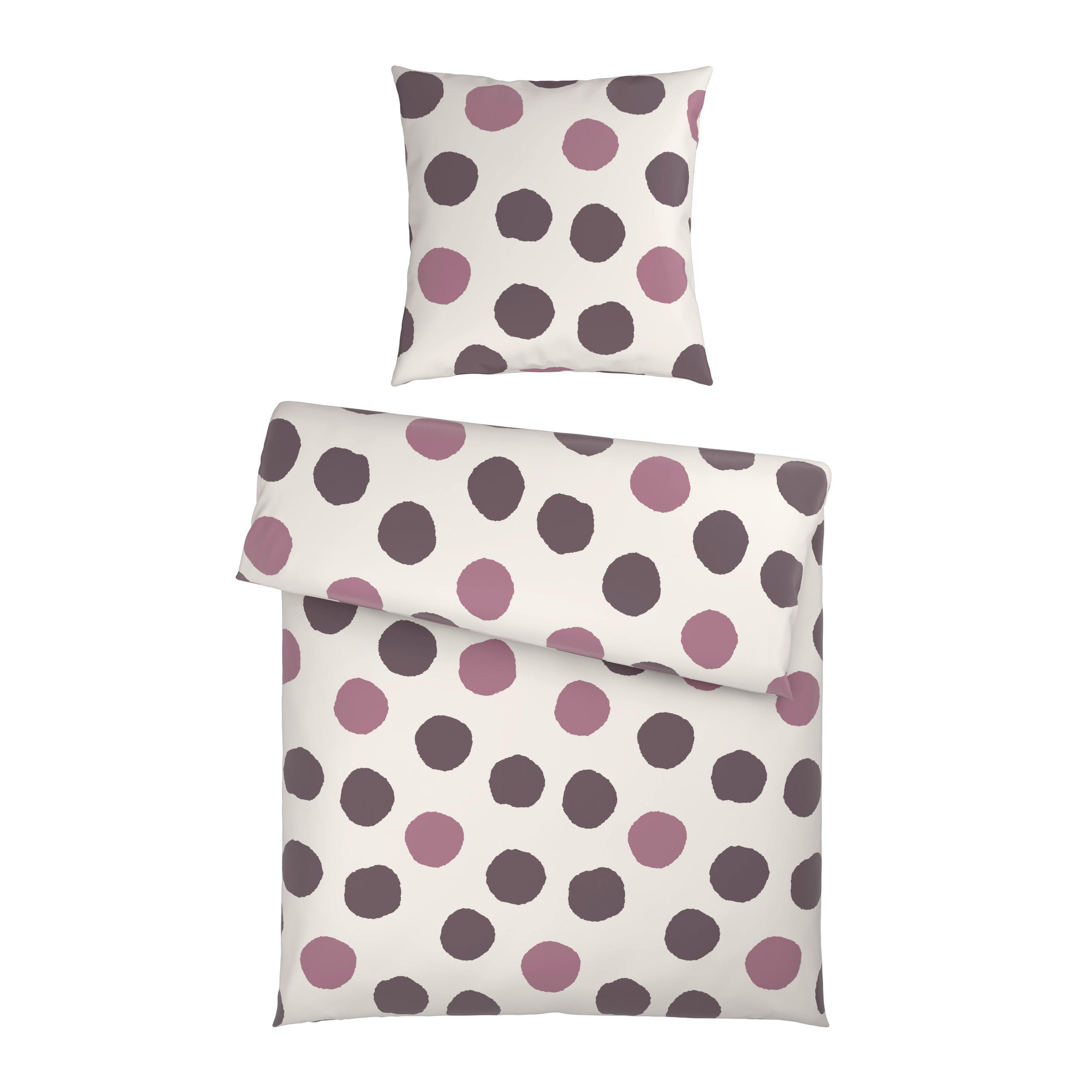 BETTWÄSCHE Satin 155/220 cm  - Lila, Textil (155/220cm) - Esposa