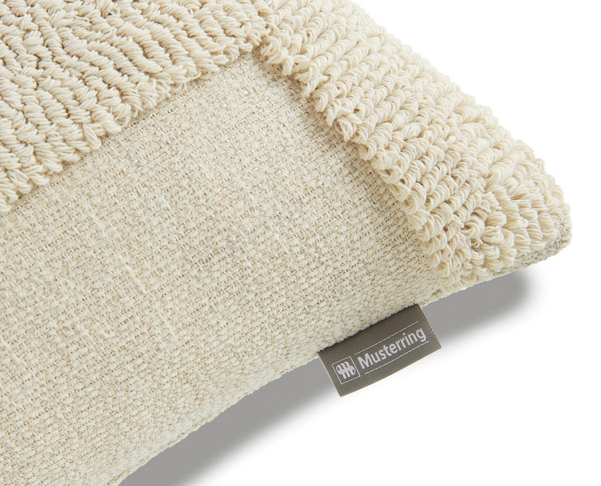 KISSENHÜLLE MR-Slow offwhite 45/45 cm  - Beige/Creme, Design, Textil (45/45cm) - Musterring