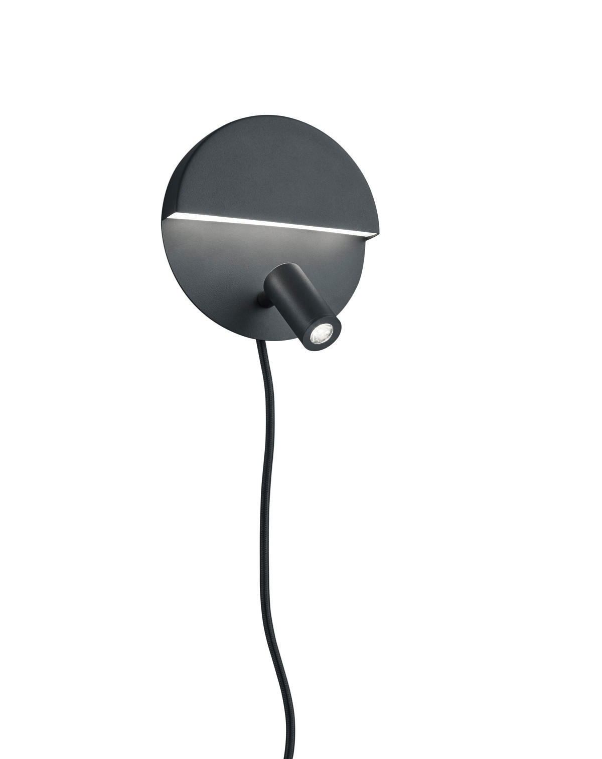 LED-WANDLEUCHTE Mario 16 cm  - Schwarz, KONVENTIONELL, Metall (16cm) - Trio Leuchten