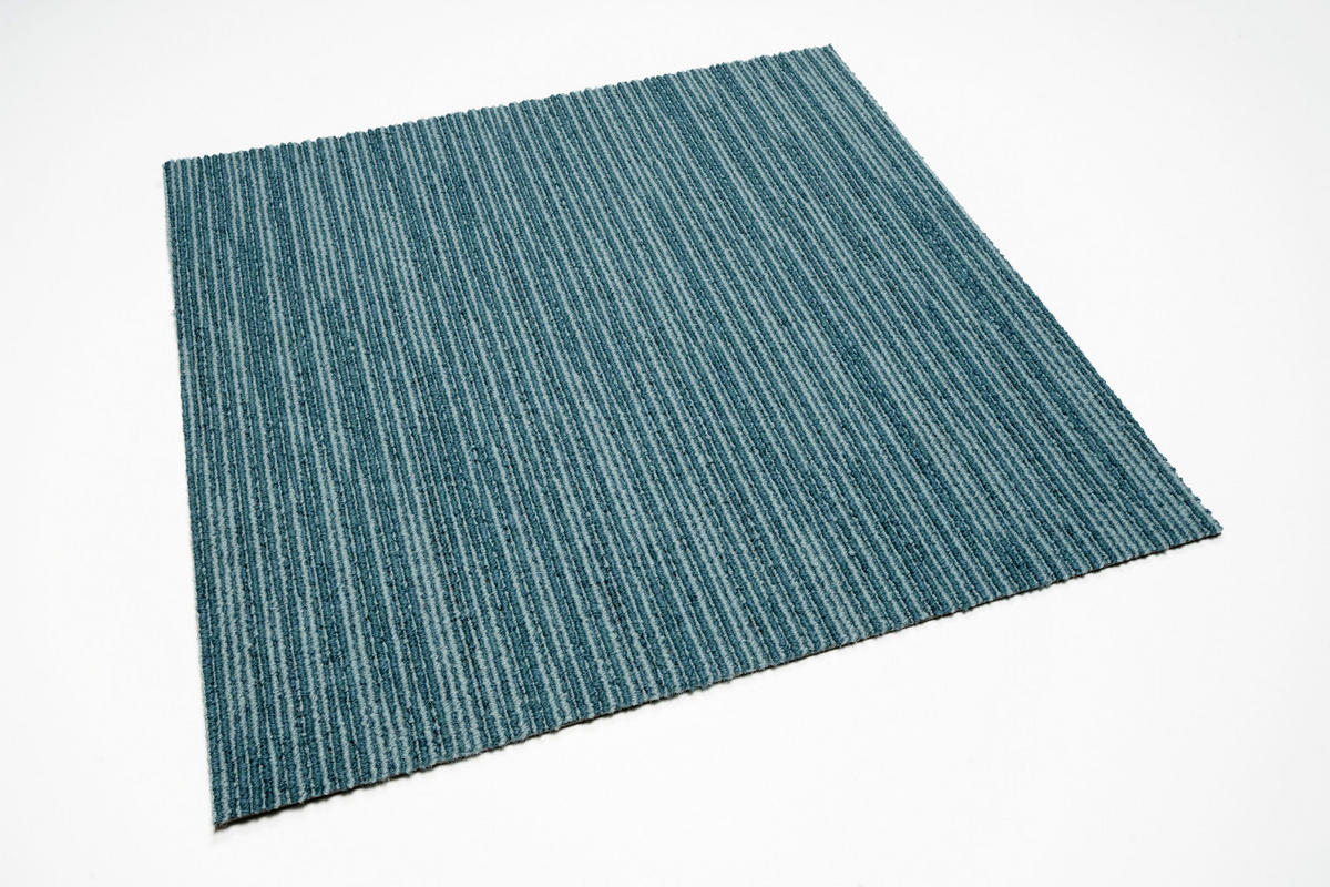 TEPPICHFLIESE 50/50 cm  in Türkis  - Türkis, Basics, Textil (50/50cm)