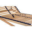 LATTENROST 90/200 cm Kopfteil, Fußteil, Mittelzone verstellbar, Birke  - Birkefarben/Buchefarben, Basics, Holz/Kunststoff (90/200cm) - Sleeptex