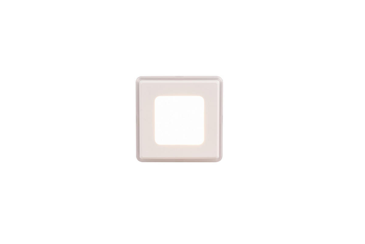 LED-EINBAUSPOT NIMBUS 8,5/8,5/3,9 cm   - Weiß, Design, Kunststoff (8,5/8,5/3,9cm) - Trio Leuchten