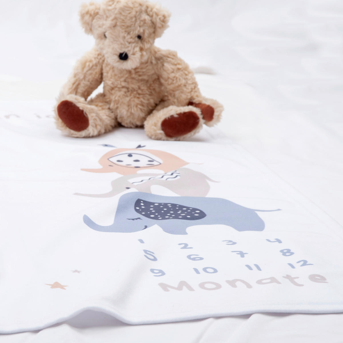 BABYDECKE 75/100 cm  - Multicolor/Weiß, Basics, Textil (75/100cm) - Herding