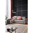 ECKSOFA in Webstoff Greige  - Greige/Schwarz, Design, Kunststoff/Textil (179/240cm) - Carryhome