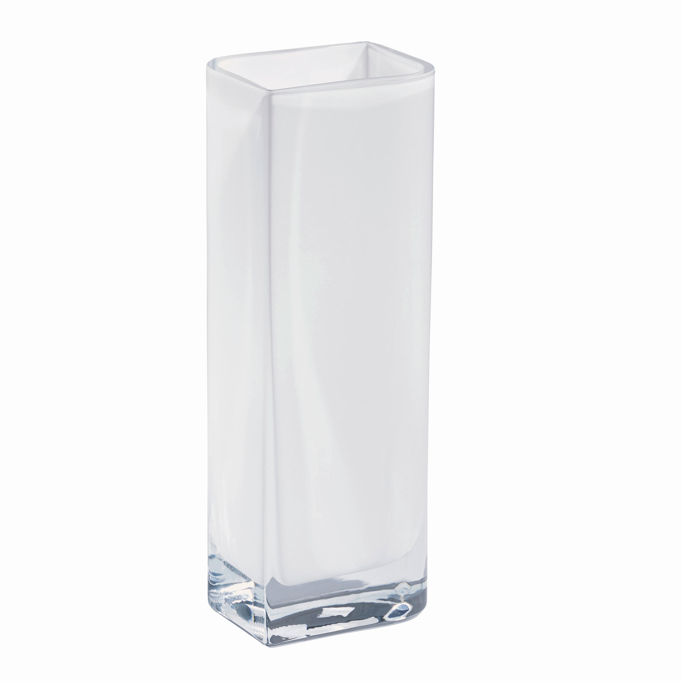 VAZA 25 cm  steklo  - bela, Basics, steklo (8,00/25,00/6,00cm) - Leonardo