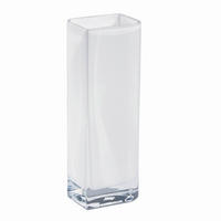 VÁZA 30 cm  - fehér, Basics, Üveg (11,00/30,00/9,00cm) - Leonardo