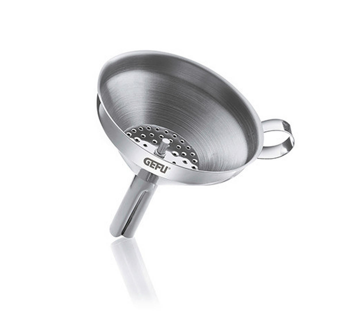 TRICHTER   - Edelstahlfarben, KONVENTIONELL, Metall (10,4/10,2/13cm) - Gefu