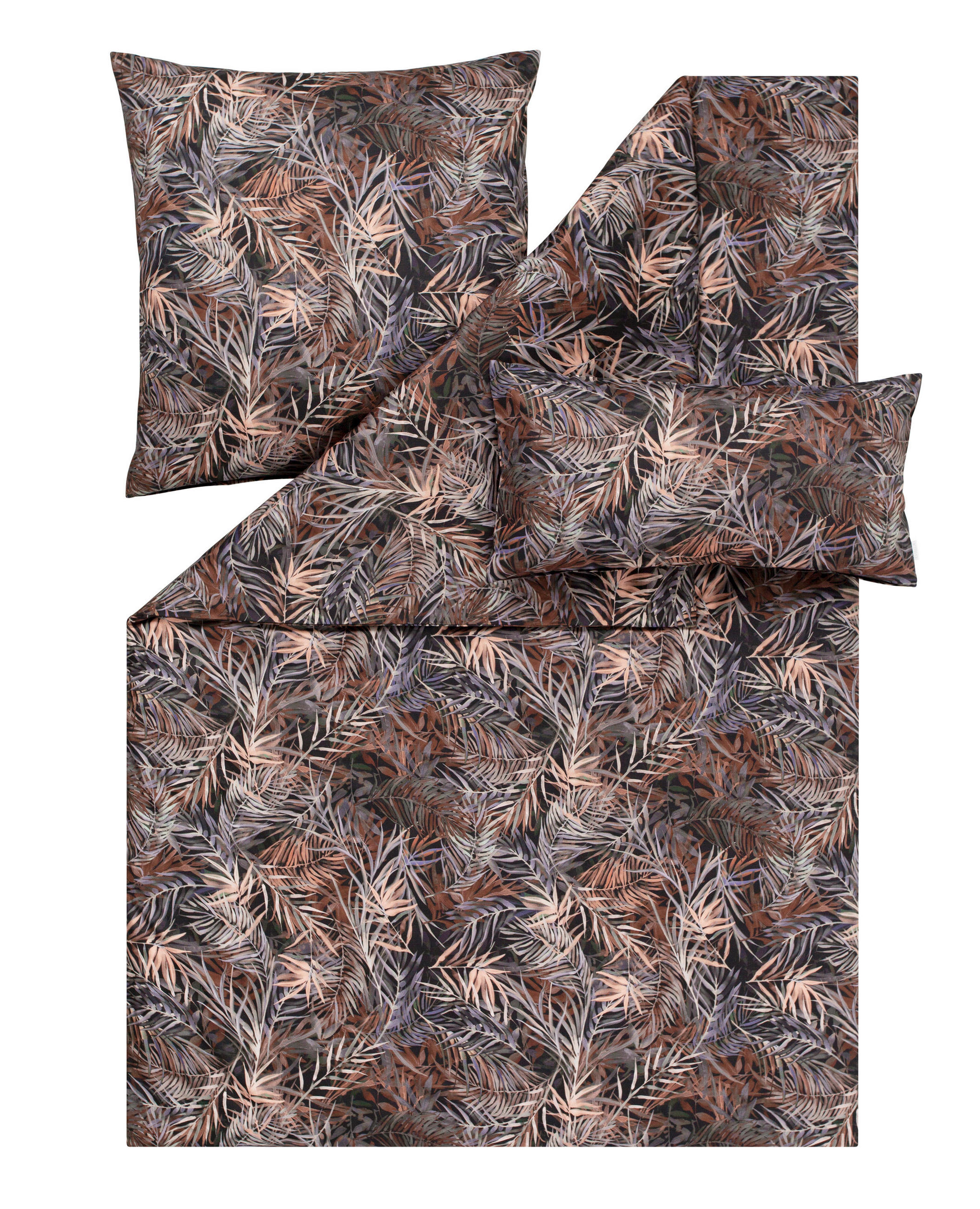 BETTWÄSCHE ATELIER Makosatin 155/220 cm  - Braun, Design, Textil (155/220cm) - Estella