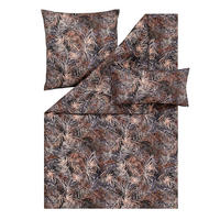 BETTWÄSCHE ATELIER Makosatin 155/220 cm  - Braun, Design, Textil (155/220cm) - Estella