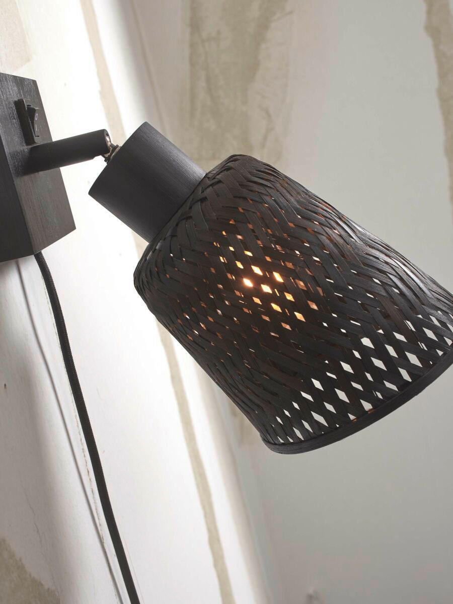 WANDLEUCHTE GOOD&MOJO  15/15/22 cm   - Schwarz, Trend (15/15/22cm) - Good & Mojo