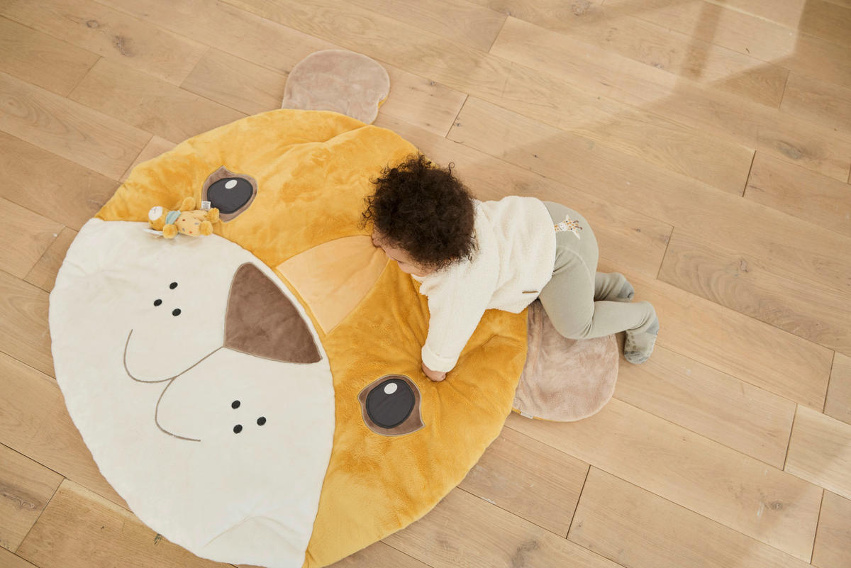 SPIELBOGEN Löwe Leo  - Hellgelb, Basics, Textil (100/80/3cm) - Sterntaler